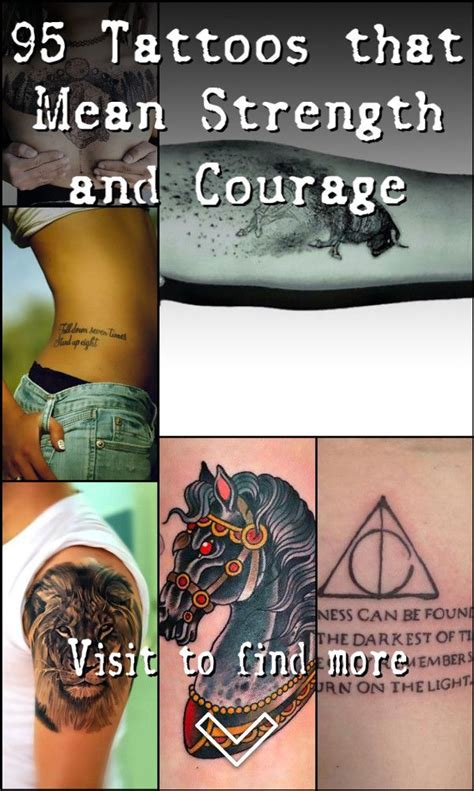 tattoos that mean strength and courage